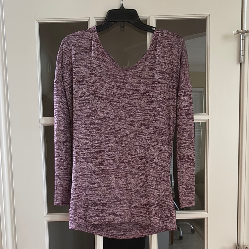 Athleta Women's Heathered Purple Top